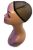 Mannequin Head Plastic